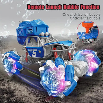 Multi Function Remote Control Vehicle Toys 1/20 RC Metal Climbing Car Remote Control Toys Bubble Car