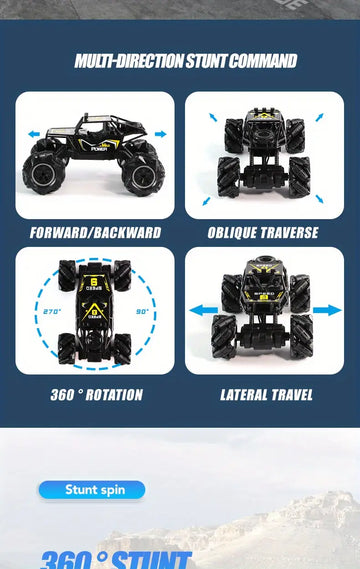 Fast RC Cars For Adults And Kids, Off-Road Remote Control Car, Hobby Grade, Waterproof Monster RC Truck, Toys And Gifts For Boys, Girls And Teens