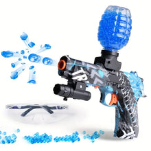 Electric Gel Ball Blaster, Rechargeable Splatter Ball Blaster With 10000 Water Beads, Automatic Gel Ball Blaster For Outdoor Activities - Shooting Team Game