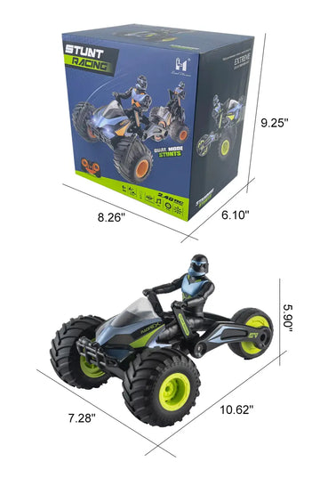 RC ATV, Remote Control Motorcycle, High Speed RC Car, 360° Rotating Drift Stunt Vehicles, Motorbike Toys For Kids Age 4,5,6,7,8 And Up