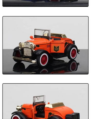 Simulation 1:32 Vintage Ford Vintage Car Model Children's Toy Car Swing Part Huili Car Model Boy Toy