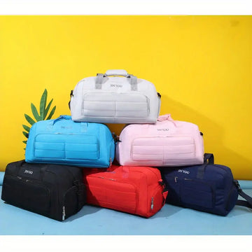 Modern Simple Portable Travel Bag, Large Capacity Unisex Foldable Duffel Bag, Convenient Moving Bag, Fashion Bag For Male And Female