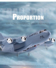 Remote-controlled Aircraft C17 Large Transport Aircraft For Children, DIY Model For Primary School Students, Fighter Anti-fall Foam Glider Toys For Boys