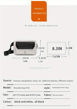 New Casual Men's Satchel Fashionable Boys Handsome One-shoulder Messenger Bag Multi-functional Use Of Waist Bag Horizontal Locomotive Camera Ipad 10inch Shoulder Bag