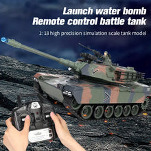 1:18 Scale High-speed Remote-controlled Army Tank With 360-degree Rotating Turret, Simulated Recoil, Real Machine Gun Sound, Simulation Standby Sound