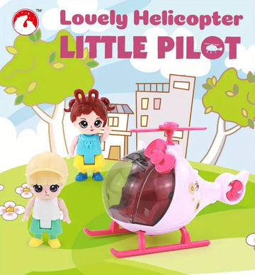 [Random Style] Children's Helicopter Model Toy Without Power