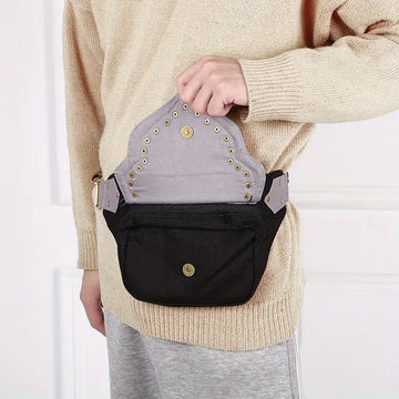 Stylish Canvas Sports Outdoor Leg Bag: Perfect for Travel, Hiking, and Keeping Your Phone Secure!