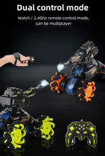 Kids Boys Toys , High Speed Drift Car Gesture Sensing,  Can Launch Water Bullet Remote Control Dirt Bike Battle Tank Car