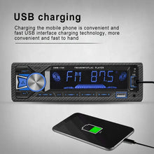 Single 1 Din BT Car MP3 Player 12V In-Dash Remote Control Digital Car Radio Stereo With FM/USB/SD/AUX-IN Colorful Lights