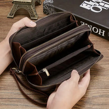 Retro Genuine Leather Handbag: Large Capacity, Multifunctional, and Top Layer Cowhide Wallet for Men!