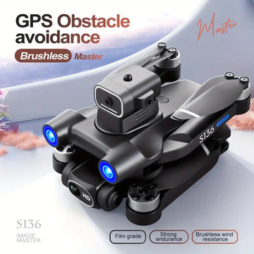 2023 New GPS Drone HD Dual Camera Aerial Photography Drones Obstacle Avoidance Brushless Helicopter Foldable RC Quadcopter