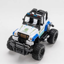 1 In 28 Four-way Police Car Off-road Vehicle With Light, Remote Control Off-road Vehicle, Children's Remote Control High-speed Electric Remote Control Car