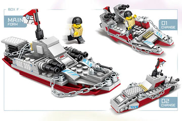 980 Pieces Building Block Cruiser