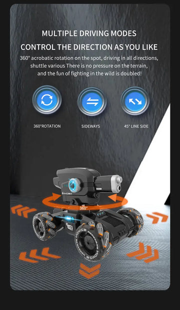 RC Cars 5D Smart Feedback Stunt Car Remote Control Truck , Outdoor Indoor Car With Water Bomb Gesture Toy Present,  For Boys Kids And Adults