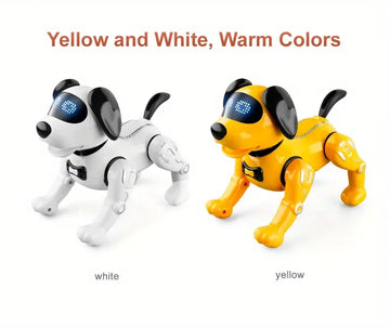 1pc Intelligent Robot Dog Programming Remote Control Robot Interactive Robot Stunt Handstand Music Dancing Toy Children Pet Dog