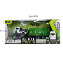 Alloy Truck Engineering Loading Vehicle, Urban Sanitation Theme Vehicle, Children's Toy Multifunctional Engineering Vehicle