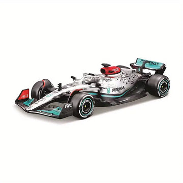 Burago 1:43 2022 F1 Mercedes-AMG Team W13 #44 Lewis Hamilton #63 George Russell Alloy Luxury Vehicle Diecast Cars Model Toy