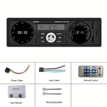 Single 1 Din Car Player Remote Control Digital BT 5.1 Audio Music Stereo With USB With SD With AUX-IN