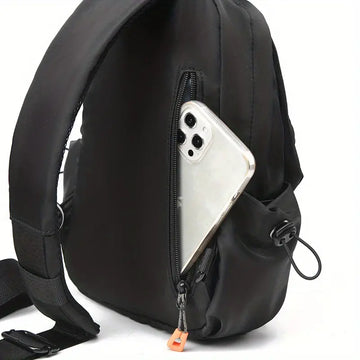 Men's Simple Casual Chest Bag Street Trendy Multi-purpose Shoulder Bag Travel Crossbody Bag
