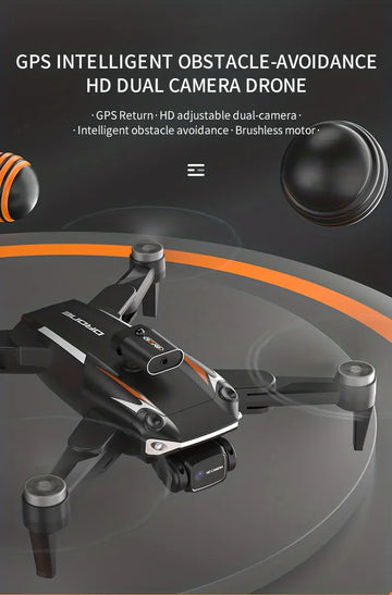 New X25 RC Drone, Dual HD Camera GPS Optical Flow Dual Positioning, 18 Minutes Battery Life, 7.4V2500mAH Rechargeable Battery, 19685.04 Inch Remote Control Distance, Four-way Automatic Obstacle Avoidance