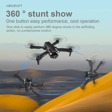 New Drone With A Camera High -definition Four -axis Aircraft Visual Obstacle Avoidance 360 -degree Rolling Remote Control Aircraft Mini Drone Professional FPV Toy