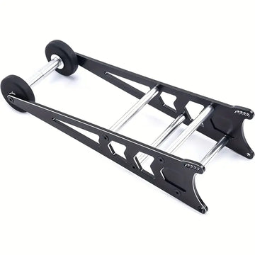 Adjustable Wheelie Bar Kit Aluminum Tail Wheel Head Up Wheel RC Wheelie Bar Kit Assembly Upgrade Parts For 1/10 Traxxas Slash 2WD Rustler Bandit