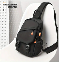Men's Simple Casual Chest Bag Street Trendy Multi-purpose Shoulder Bag Travel Crossbody Bag