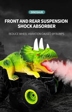 New Dinosaur Spray Off-road Vehicle Cartoon Simulation Smoke Special Effects Four-wheel Drive Power Outdoor Drift Stunt Car