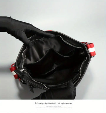 Men's Genuine Leather Large Capacity Messenger Bag, Trendy Casual Cowhide Commuter Bag