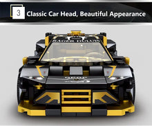 338PCS Building Blocks, Speed Champion Racing Car Model Kits, Collectible Sports Car Construction Toy Vehicle, Building Car Toys Gift For Kids Boys Girls