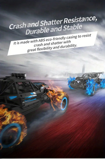 JJRC New Product Toy Car Full Scale High Speed Two Wheel Drive Remote Control Racing Drift Off Road Vehicle 2.4G Remote Control 18KM/H Adapted To Various Road Speeds, Can Control Racing With Lights