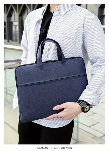 Simple Lightweight Portable Computer Bag, Waterproof Oxford Cloth Briefcase
