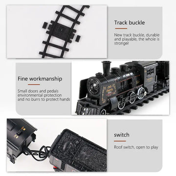 Kids Train Set Electric Metal Trains Boys Toy
