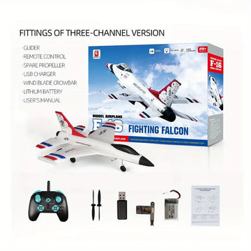 F16 Remote Control Aircraft Stunt Glider Two Channel Three Channel Fixed Wing Foam Aircraft Model Toy Aircraft