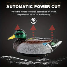 Realistic Green Head Duck Model Toy Boat, Battery With Rechargeable Battery Dual Version Sealed Waterproof Remote Control Boat For Kids Outdoor Pond Simulation Remote Control Boat