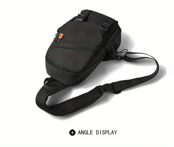 Men's Simple Casual Chest Bag Street Trendy Multi-purpose Shoulder Bag Travel Crossbody Bag