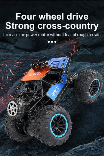 Remote Control Off-Road Vehicle, RC ATV Toy, 1:18 All Terrain Vehicle, With Lights And USB Rechargeable Battery, 2 Colors Available, Great Gifts For Boys