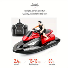 RC Motor Boat For Kids And Adults, Remote Control Boat For Pools And Lakes, 2.4GHZ 20KM/H High Speed Electric Racing Watercraft Boat For Boys And Girls