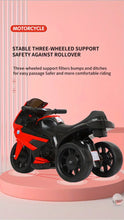 Children's Electric Motorcycle, Baby Riding Toys, Three-wheel Motorcycle, Rechargeable Children's Toys, Suitable For 1-7 Years Old Baby