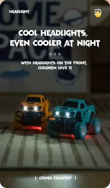 Remote Control Car, 1:24 Scale Kids Mini RC Car With LED Lights, 27Mhz RC Off-road Vehicle Electric Car Toys For Boys Girls Birthday