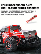 Super Large 1:8 Remote Control High-speed Car, Large Tire 30Km/h 380 High-speed Motor, 30 Minutes Driving Time, 1968.5 Inch/50 Meters Remote Control Distance, 7.4V1500mAh Rechargeable Lithium Battery