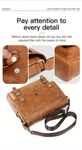 1pc Men's Messenger Bag Computer Satchel Bag One Shoulder Messenger Bag Retro Casual Shoulder Bag