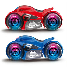 2.4G 1:12 Four-way Remote Control Drifting Motorcycle With Lights And Music, USB Wire Remote Control And Watch Remote Control, Children's Gift, Outdoor Indoor Toys, Gift For Boys Birthday Gift HW