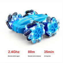 Remote Control Stunt Car Double-sided Off-road Twist Car Children's 2.4G Cool Light Toy Car