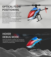 Four Channel Single Blade Aileron Free Remote-controlled Helicopter For Children's Toys, Fixed Height Optical Flow Positioning, Aircraft Model Drone