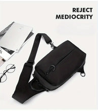 Resilver Men's New Crossbody Bag Multifunction Simple Shoulder Bag For Outdoor Sports Hiking Running Cycling Travel Work Lightweight Messenger Bag