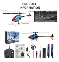 Four Channel Single Blade Aileron Free Remote-controlled Helicopter For Children's Toys, Fixed Height Optical Flow Positioning, Aircraft Model Drone