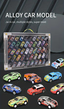 50pcs Alloy Tin Car Model, Engineering Car Set, Children's Toy, Car Gift Box, Gift, Racing Color Box Set For Boy