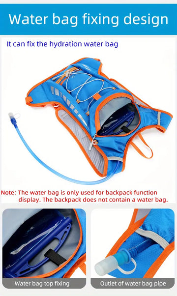 Multi-functional Outdoor Backpack: Breathable, Comfortable, and Water-resistant - Perfect for Hiking, Mountaineering, and Running!