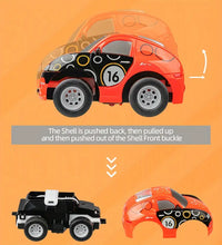 New Product 13 Styles 1:43 MINI Simulation Remote Control Car 27Mhz Frequency Four Channel Control Children's Toy Set Electric Children's Small Car Cartoon Model Children's Gift (Battery Not Included)